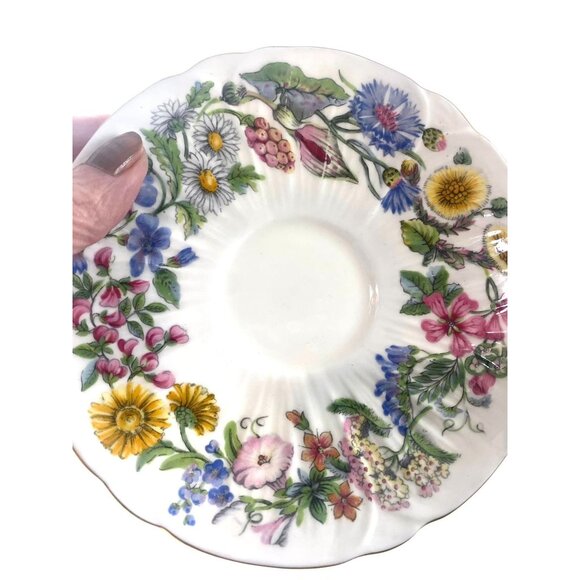 Shelley England Hedgerow Fine Bone China Tea Cup & Saucer Set - Picture 2 of 6